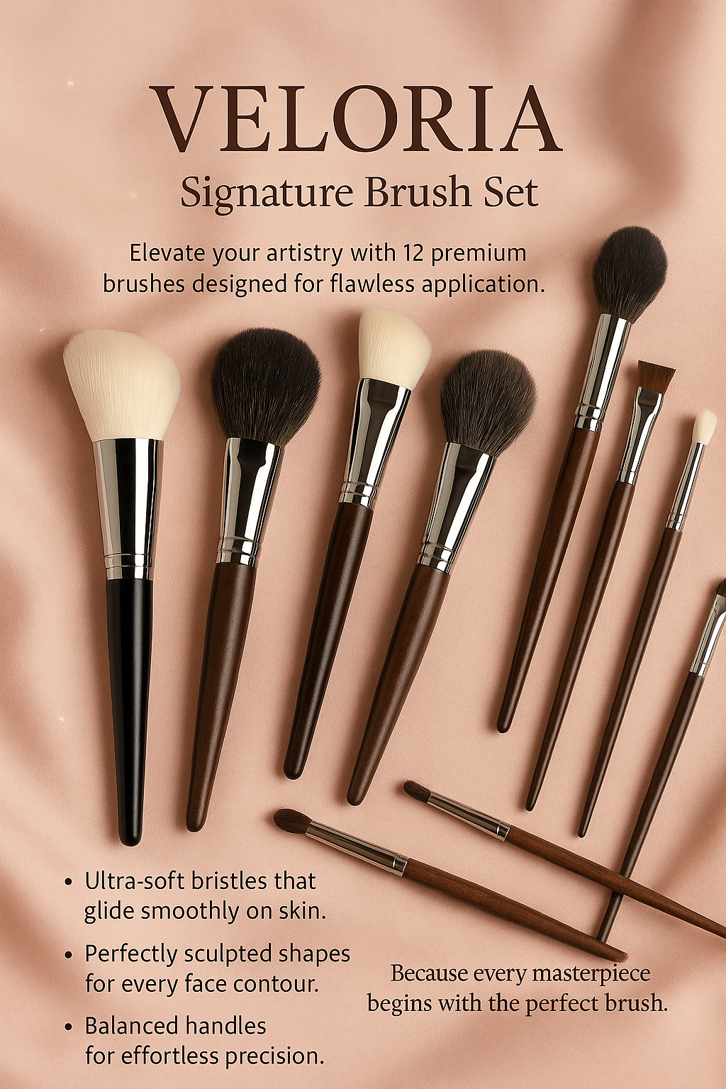 Veloria Signature 12-Piece Brush Set